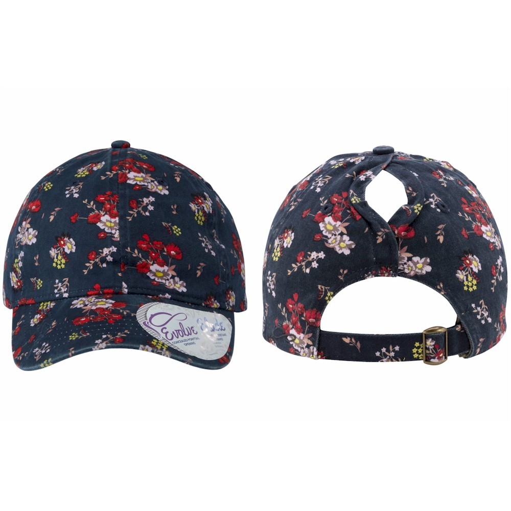 Infinity Her Ladies Washed Fashion Print Cap
